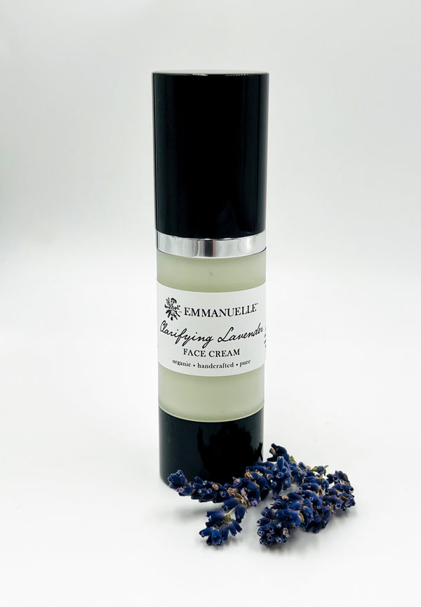 Organic Clarifying Lavender Face Cream for Oily Skin